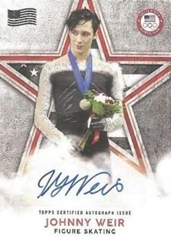 2018 Topps U.S. Olympic & Paralympic Team Hopefuls - Olympic Champions Autographs #OC-JW Johnny Weir Front