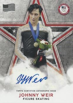2018 Topps U.S. Olympic & Paralympic Team Hopefuls - Olympic Champions Autographs - Gold #OC-JW Johnny Weir Front