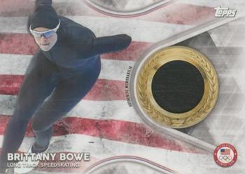 2018 Topps U.S. Olympic & Paralympic Team Hopefuls - Team USA Memorabilia Pieces #TMC-BB Brittany Bowe Front