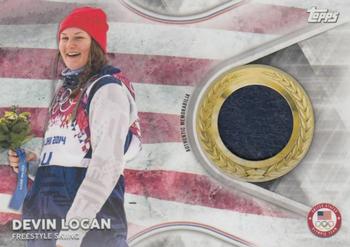 2018 Topps U.S. Olympic & Paralympic Team Hopefuls - Team USA Memorabilia Pieces #TMC-DL Devin Logan Front