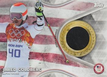 2018 Topps U.S. Olympic & Paralympic Team Hopefuls - Team USA Memorabilia Pieces #TMC-JE Jared Goldberg Front