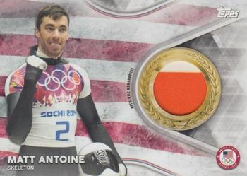 2018 Topps U.S. Olympic & Paralympic Team Hopefuls - Team USA Memorabilia Pieces #TMC-MA Matt Antoine Front