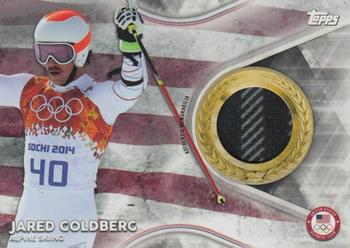 2018 Topps U.S. Olympic & Paralympic Team Hopefuls - Team USA Memorabilia Pieces - Silver #TMC-JE Jared Goldberg Front
