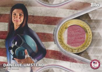 2018 Topps U.S. Olympic & Paralympic Team Hopefuls - Team USA Memorabilia Pieces - Gold Multi-Color Relic #TMC-DU Danelle Umstead Front