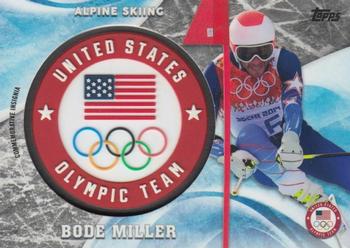 2018 Topps U.S. Olympic & Paralympic Team Hopefuls - ISOC Insignia Commemorative Relics - Silver #ICR-BM Bode Miller Front