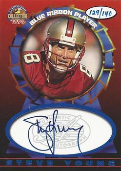 1997-98 Score Board Autographed Collection - Blue Ribbon Autographs #NNO Steve Young Front