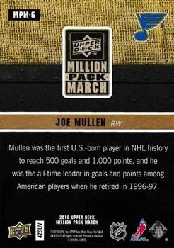 2010 Upper Deck Million Pack March #MPM-6 Joe Mullen Back