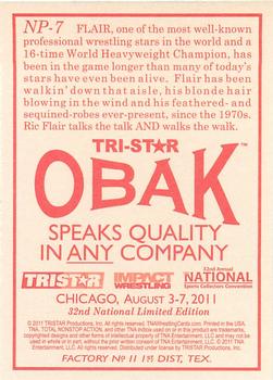 2011 TriStar Obak National Convention VIP #NP-7 Ric Flair Back