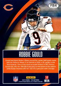2015 Panini The National - Team Colors #FB4 Robbie Gould Back