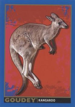 2017 Upper Deck Goodwin Champions - Goudey Animals Royal Blue #GA6 Kangaroo Front