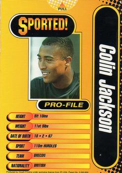 1996 Sported! Magazine World Class Winners Pop-Ups #5 Colin Jackson Back