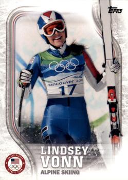 2018 Topps U.S. Olympic & Paralympic Team Hopefuls - Silver #US-4 Lindsey Vonn Front