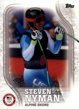 2018 Topps U.S. Olympic & Paralympic Team Hopefuls - Silver #US-5 Steven Nyman Front