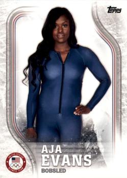 2018 Topps U.S. Olympic & Paralympic Team Hopefuls - Silver #US-6 Aja Evans Front