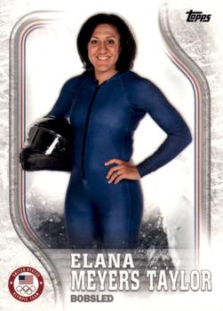 2018 Topps U.S. Olympic & Paralympic Team Hopefuls - Silver #US-7 Elana Meyers Taylor Front