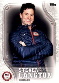 2018 Topps U.S. Olympic & Paralympic Team Hopefuls - Silver #US-10 Steven Langton Front