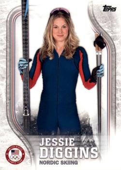 2018 Topps U.S. Olympic & Paralympic Team Hopefuls - Silver #US-11 Jessie Diggins Front