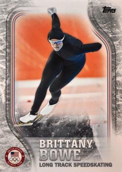 2018 Topps U.S. Olympic & Paralympic Team Hopefuls - Silver #US-37 Brittany Bowe Front