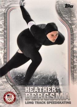 2018 Topps U.S. Olympic & Paralympic Team Hopefuls - Silver #US-38 Heather Bergsma Front