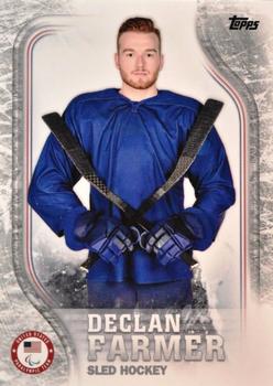 2018 Topps U.S. Olympic & Paralympic Team Hopefuls - Silver #US-46 Declan Farmer Front