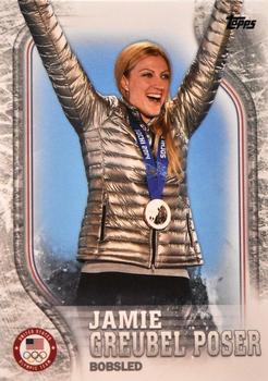 2018 Topps U.S. Olympic & Paralympic Team Hopefuls - Silver #USA-8 Jamie Greubel Poser Front