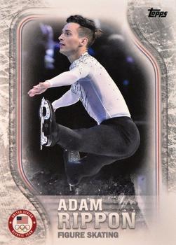 2018 Topps U.S. Olympic & Paralympic Team Hopefuls - Silver #USA-12 Adam Rippon Front