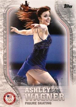 2018 Topps U.S. Olympic & Paralympic Team Hopefuls - Silver #USA-13 Ashley Wagner Front