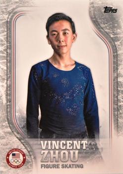 2018 Topps U.S. Olympic & Paralympic Team Hopefuls - Silver #USA-18 Vincent Zhou Front