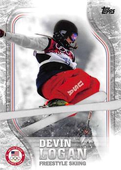 2018 Topps U.S. Olympic & Paralympic Team Hopefuls - Silver #USA-19 Devin Logan Front
