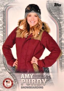 2018 Topps U.S. Olympic & Paralympic Team Hopefuls - Silver #USA-28 Amy Purdy Front