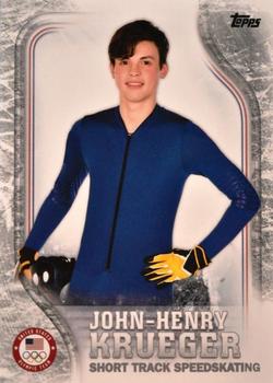 2018 Topps U.S. Olympic & Paralympic Team Hopefuls - Silver #USA-38 John-Henry Krueger Front