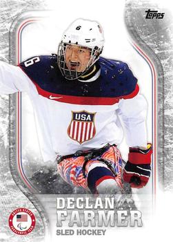 2018 Topps U.S. Olympic & Paralympic Team Hopefuls - Silver #USA-43 Declan Farmer Front