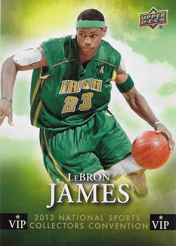 2013 Upper Deck National Convention VIP #VIP-5 LeBron James Front
