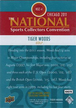 2011 Upper Deck National Convention #NSCC-4 Tiger Woods Back