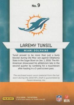 2016 Panini The National - Rookie Relics #9 Laremy Tunsil Back