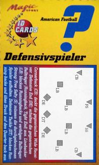 1995 Magic Sport ID Cards (German) #18 Defense Back