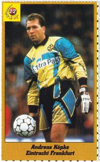 1995 Magic Sport ID Cards (German) #22 Andreas Kopke Front