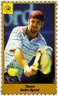 1995 Magic Sport ID Cards (German) #44 Andre Agassi Front