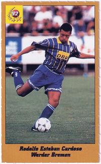 1995 Magic Sport ID Cards (German) #92 Rodolfo Esteban Cardoso Front