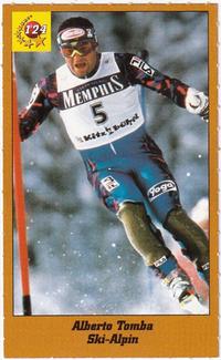 1995 Magic Sport ID Cards (German) #124 Alberto Tomba Front