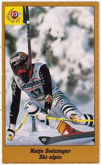 1995 Magic Sport ID Cards (German) #136 Katja Seizinger Front