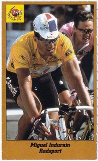 1995 Magic Sport ID Cards (German) #141 Miguel Indurain Front