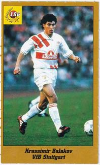 1995 Magic Sport ID Cards (German) #186 Krasimir Balakov Front