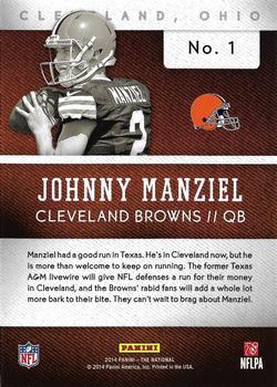 2014 Panini The National Convention - Team Colors #1 Johnny Manziel Back