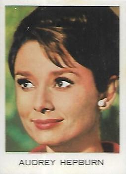 1967 Perfetti Gum International Stars #NNO Audrey Hepburn Front