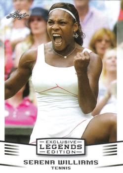 2016 Leaf Exclusive Legends Edition #18 Serena Williams Front