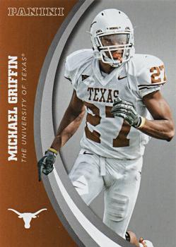 2015 Panini Texas Longhorns - Silver #40 Michael Griffin Front