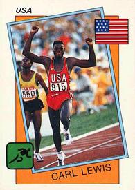 1986 Panini Supersport Stickers #2 Carl Lewis Front