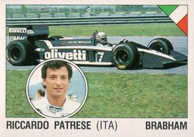 1986 Panini Supersport Stickers #37 Riccardo Patrese Front