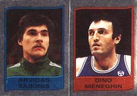 1986 Panini Supersport Stickers #108 Arvidas Sabonis / Dino Meneghin Front